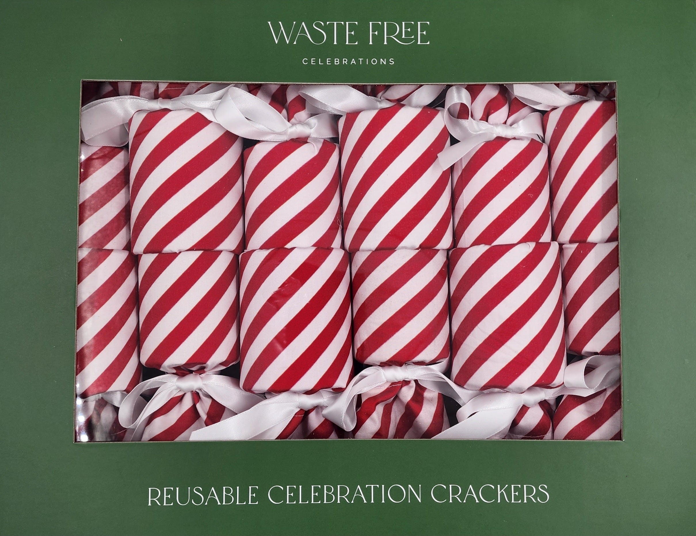 Candy Cane (6 Reusable Christmas Crackers)