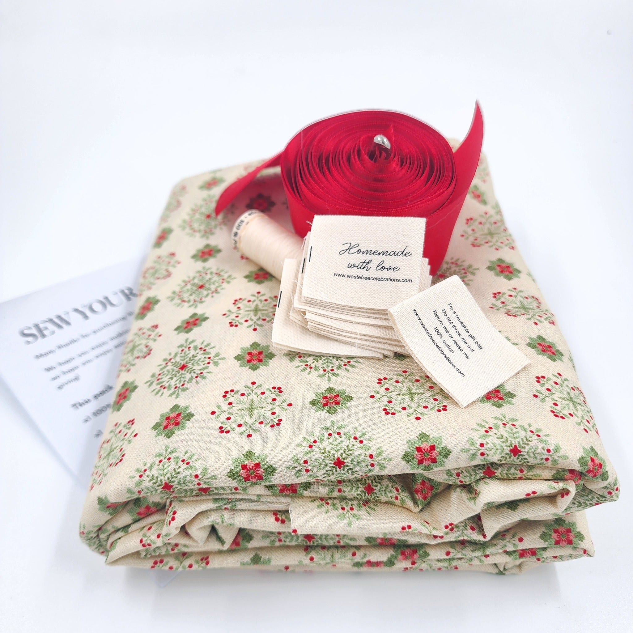 Folk Blomsterkunst (SYO Reusable Gift Bag Set)