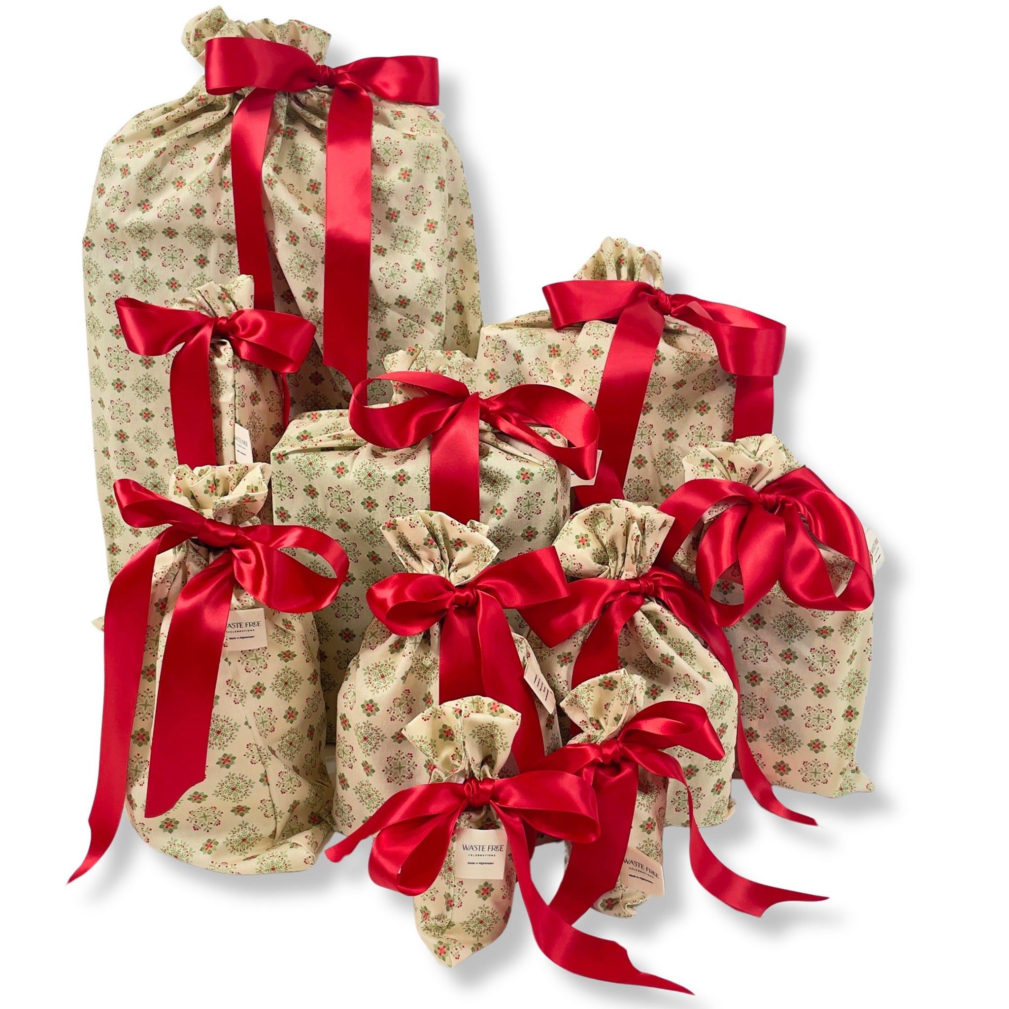 Folk Blomsterkunst (SYO Reusable Gift Bag Set)