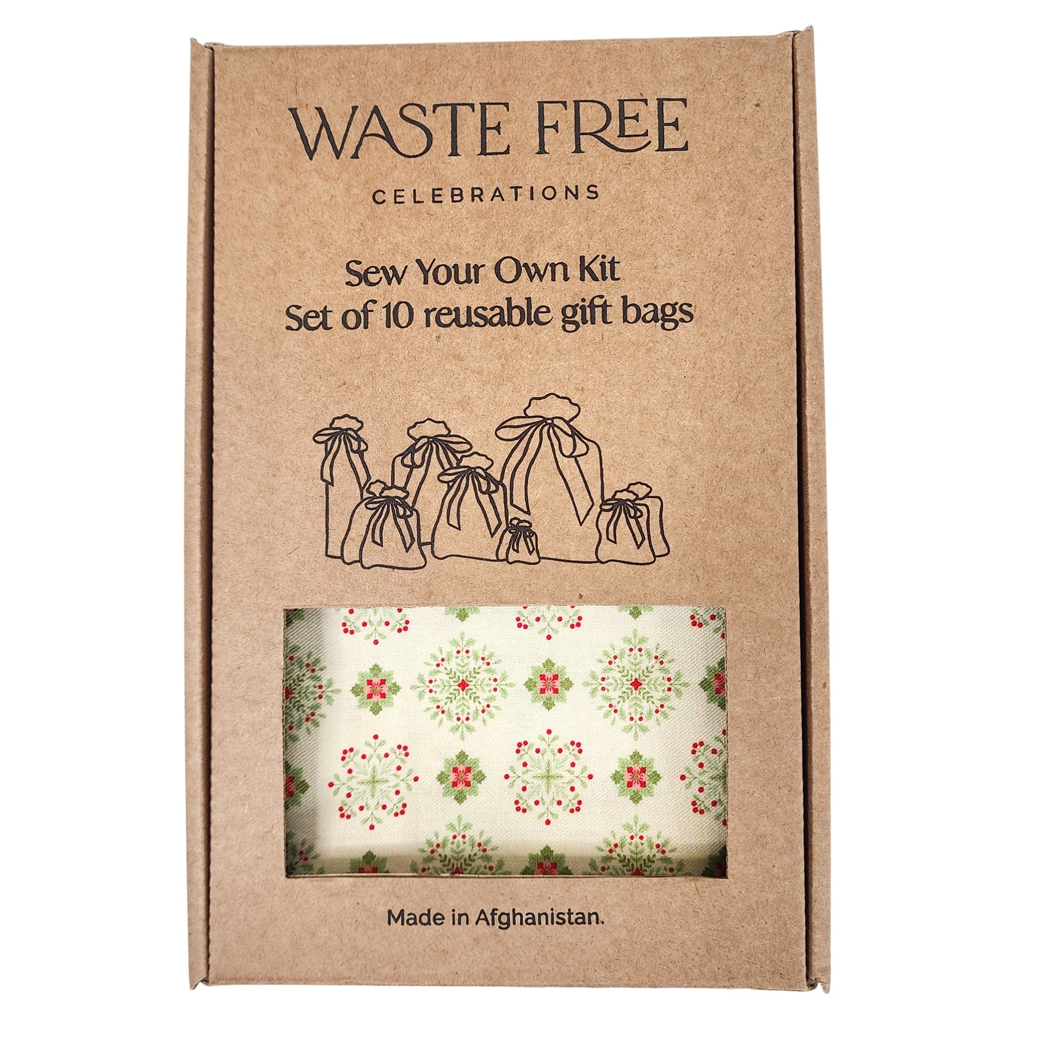 Folk Blomsterkunst (SYO Reusable Gift Bag Set)