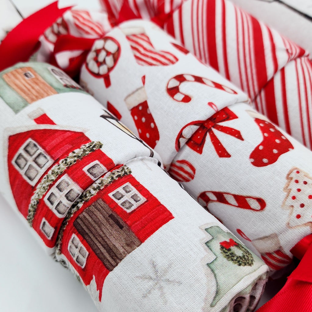 Mixed Lollies (6 Reusable Christmas Crackers)