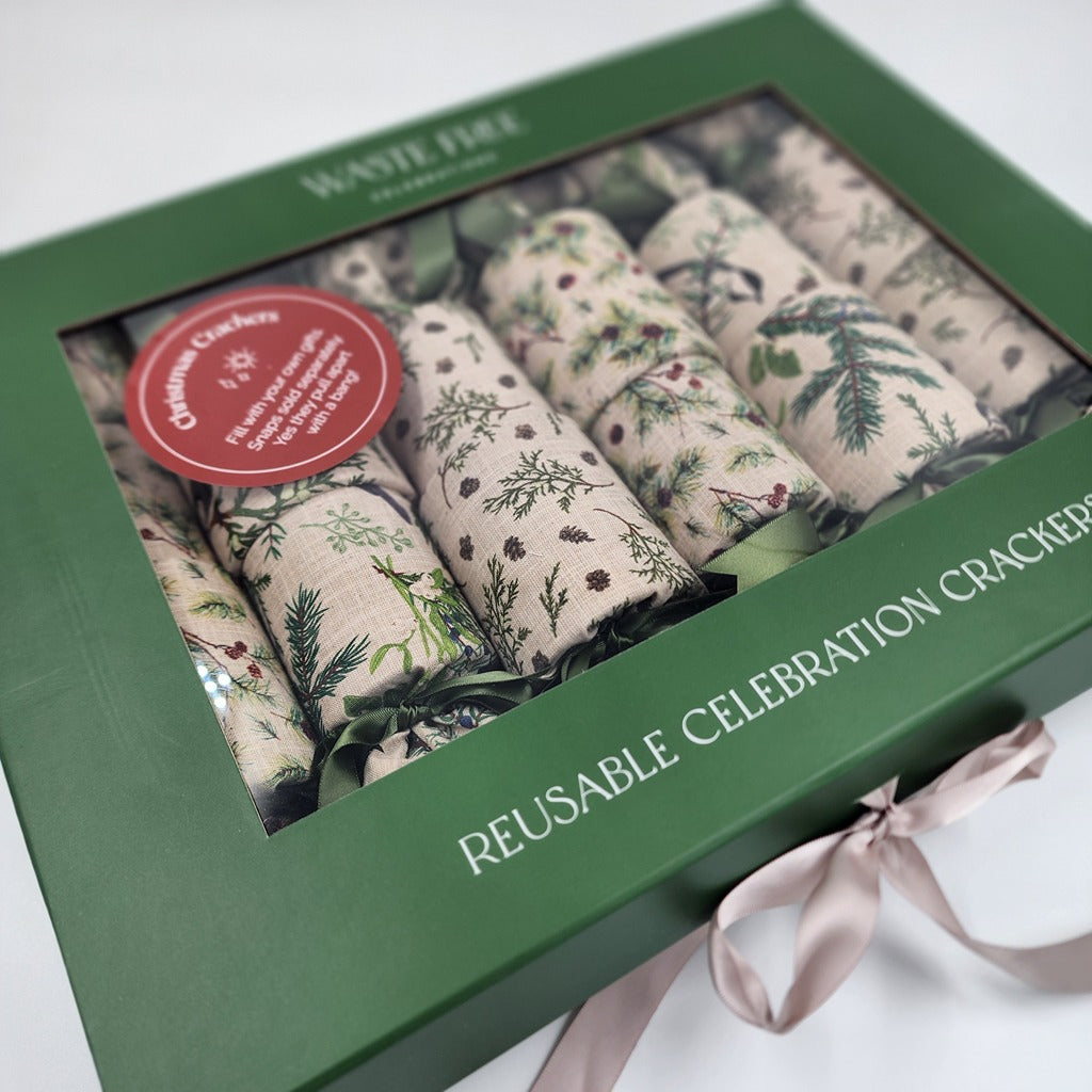 Natural Noel (6 Reusable Christmas Crackers)