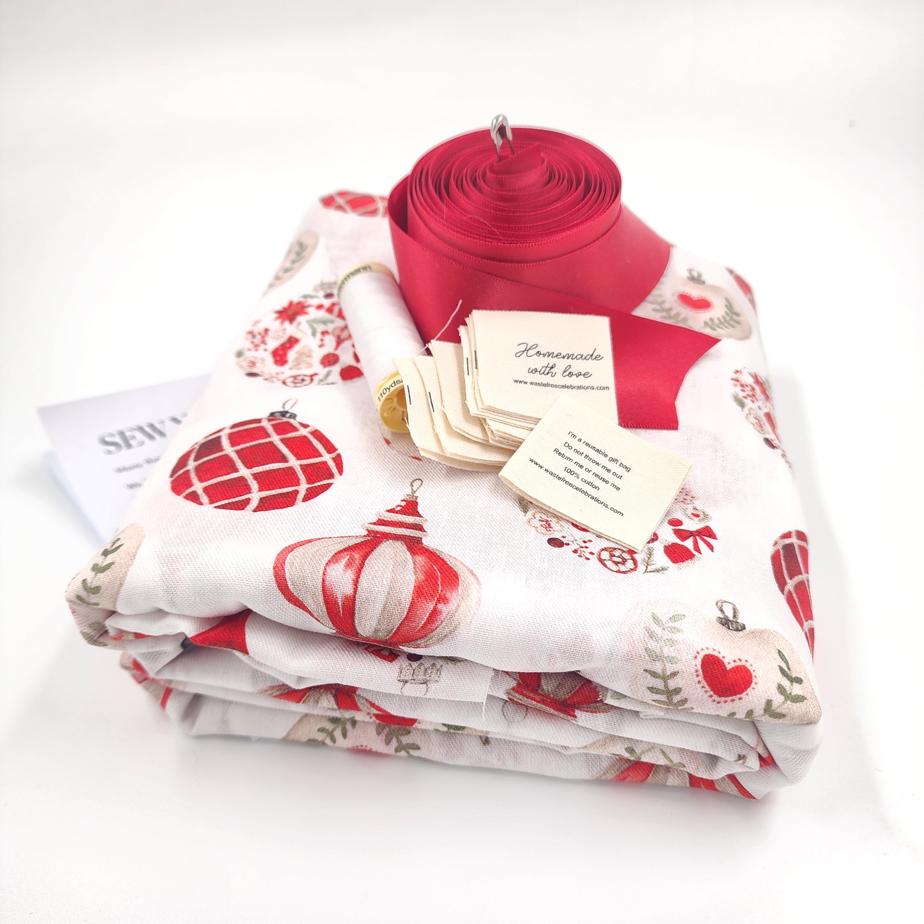 Christmas Baubles (SYO Reusable Gift Bag Set)