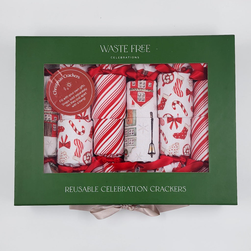 Mixed Lollies (6 Reusable Christmas Crackers)