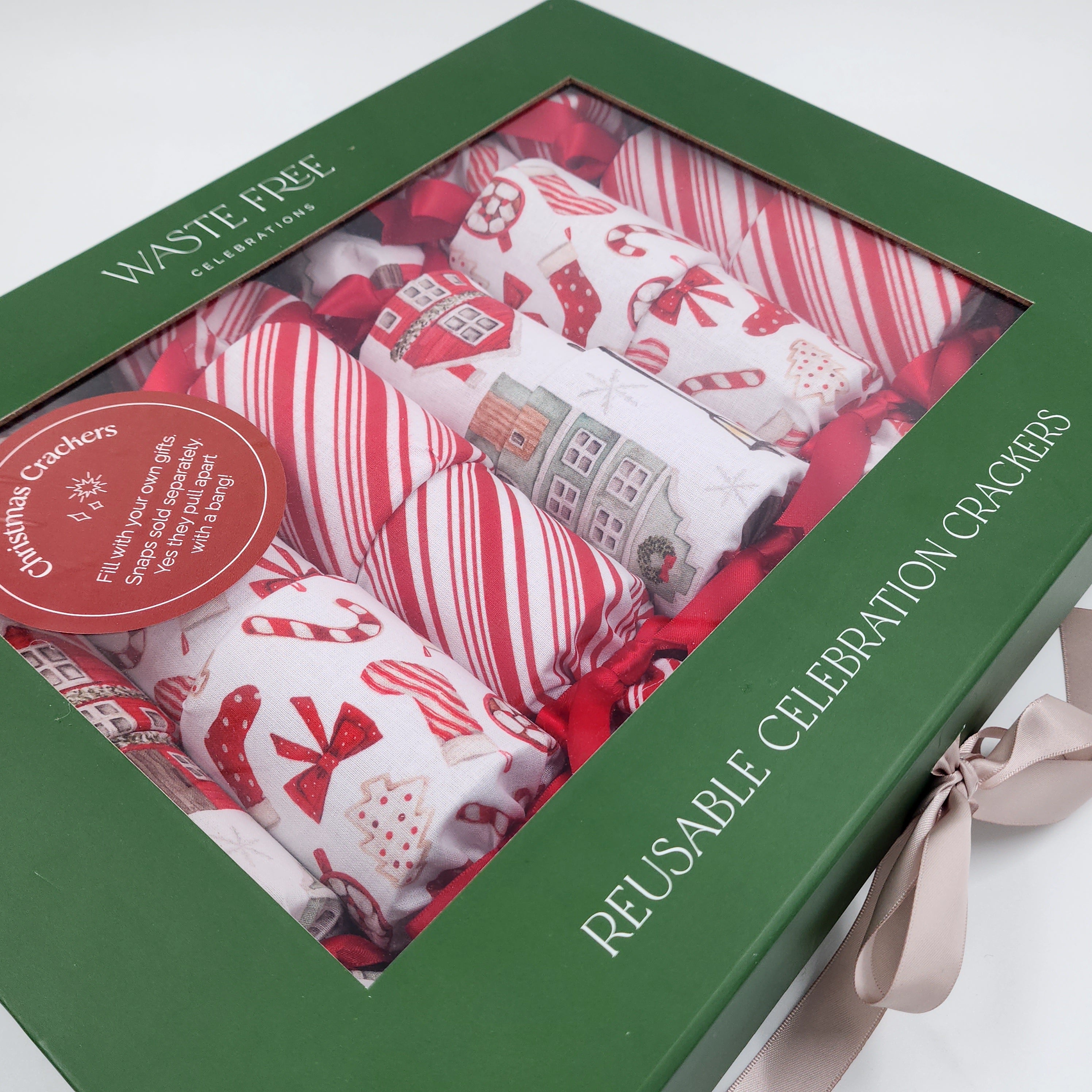 Mixed Lollies (6 Reusable Christmas Crackers)